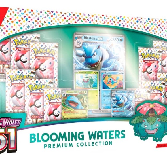 Pokemon Other - Pokemon Blooming Waters Collection with Blastoise EX